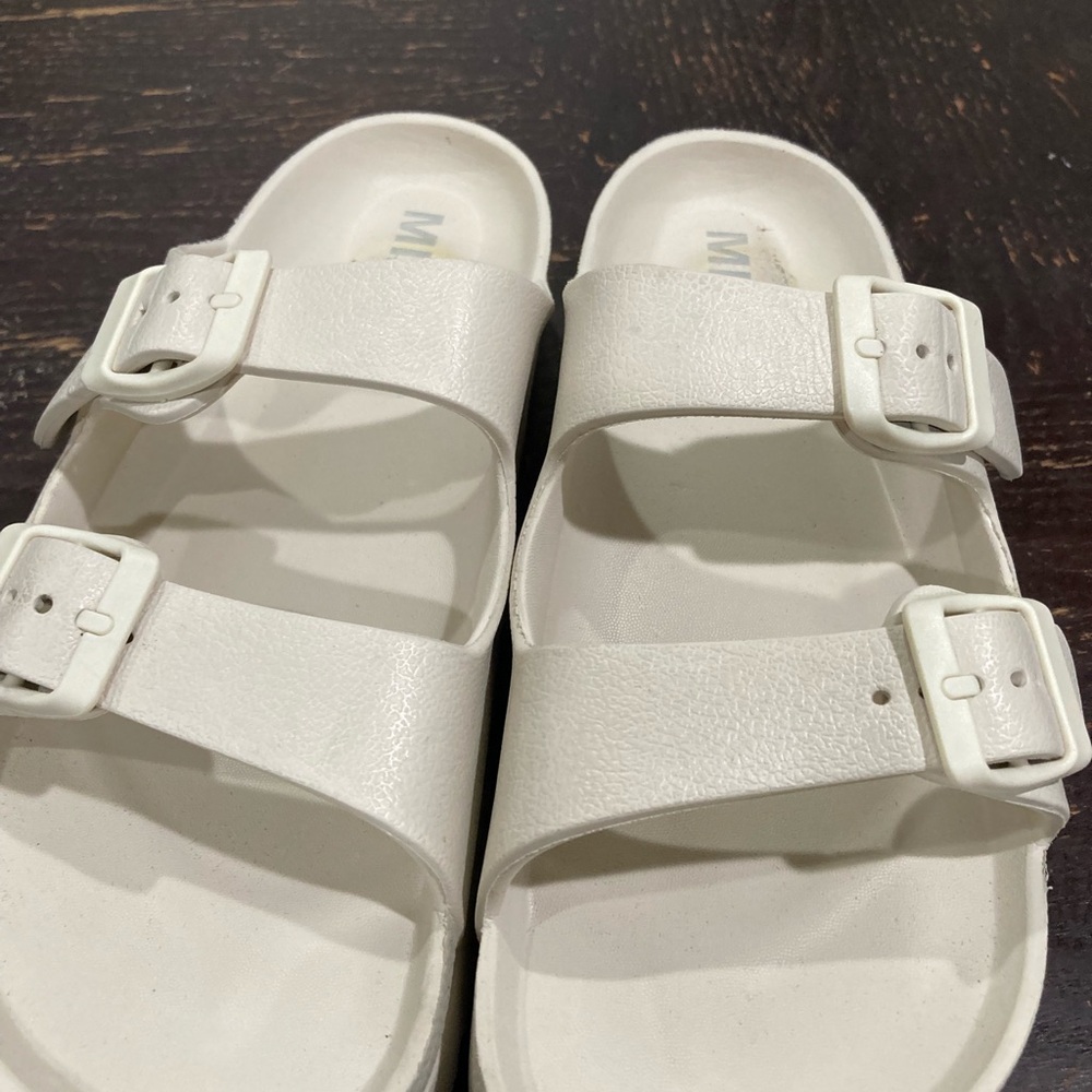 Mia  White Sandals